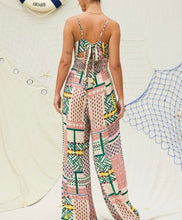 Printed Wide Leg Jumpsuit