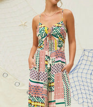 Printed Wide Leg Jumpsuit