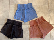 Terry wide band shorts